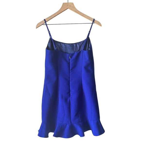 Revolve x Lovers and Friends Teddy Mini Dress in Cobalt Blue Size Medium NWT - Picture 6 of 8